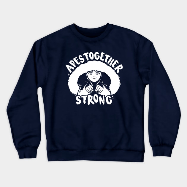 Nova - Apes Together Strong Crewneck Sweatshirt by wloem